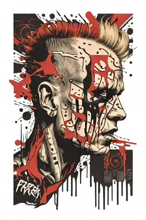 Firestarter Keith Flint Hairing Inspired