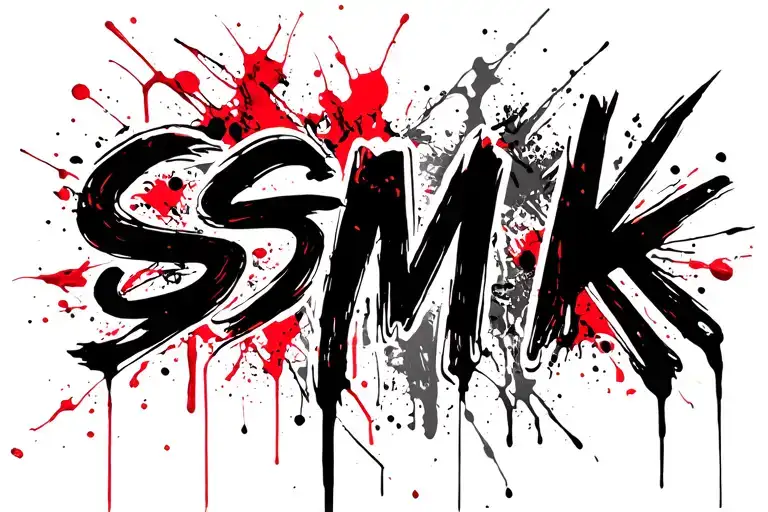 S M K Name Letter