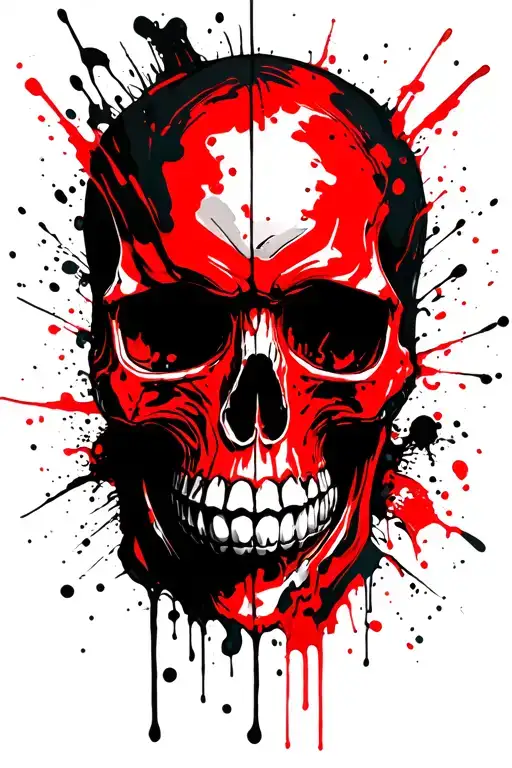 Skull And The Number Of The Beadt