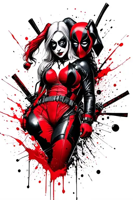Harley Quinn And Deadpool
