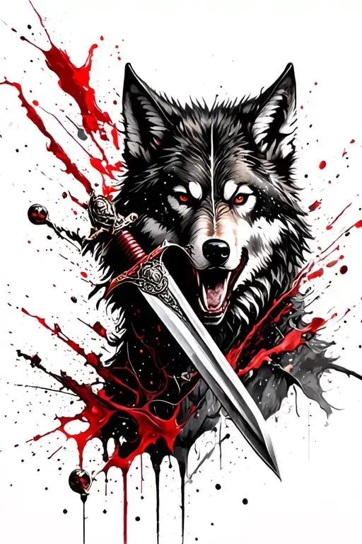 Dark Souls Wolf Sif With A Sword In Its Mouth