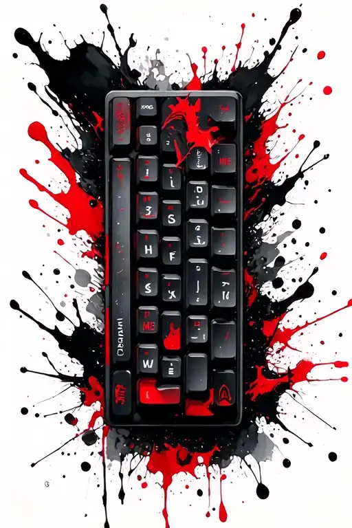 Wasd Keyboard Keys Gaming