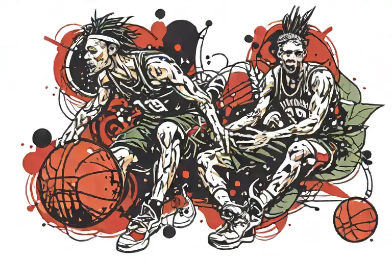 High On Weed And Basketball