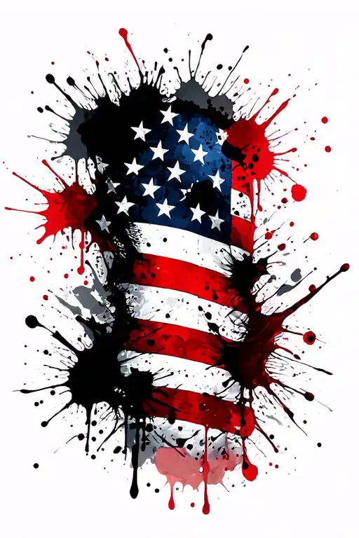 Patriotic American Flag