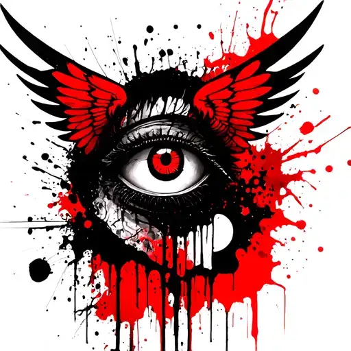 Wings With An Eye On The Neck