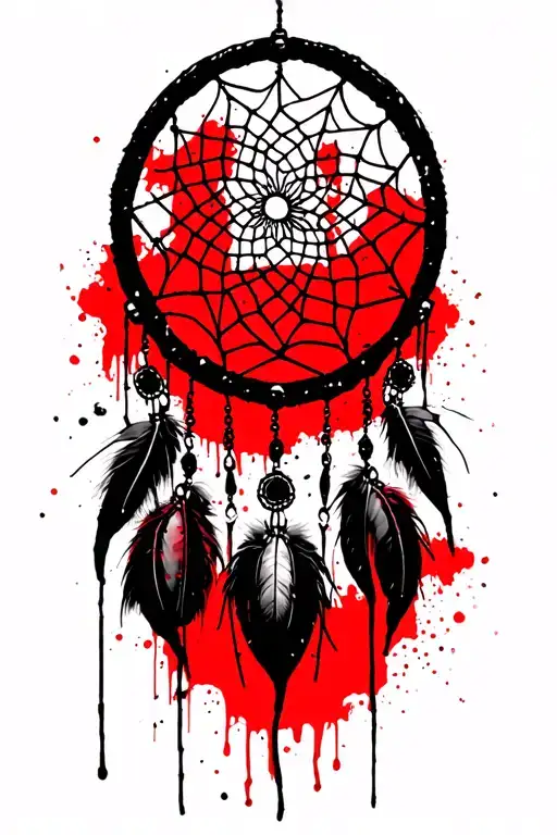 Dream Catcher With Spider Web