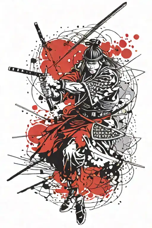 Samurai Ready To Fight