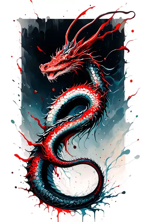 Sea Serpent Intertwining