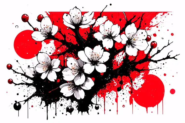 Cherry Blossom Branches
