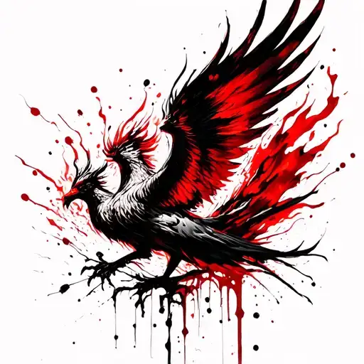 Phoenix Rising From The Ashes