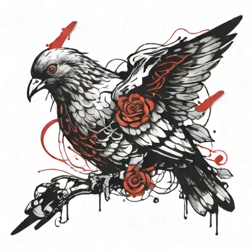 Pigeon And Rose Words Bowness Legends