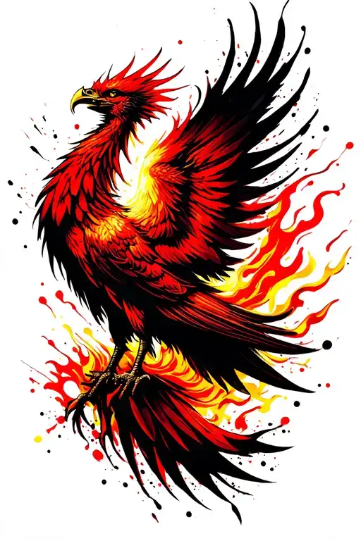 Phenix And Flames Left Arm Sleeve