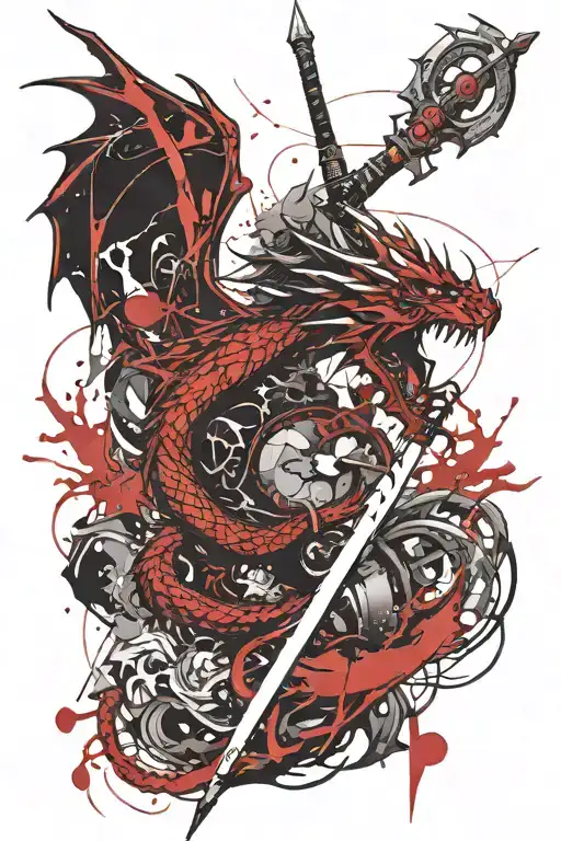 Dragon And Sword