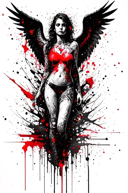 Angel With Cybersigilism Around