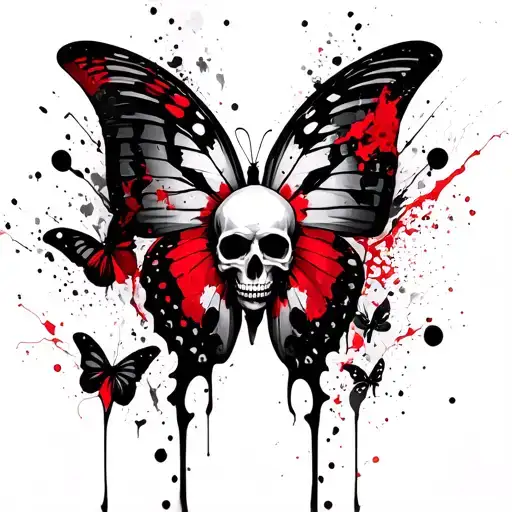 Skull Butterfly