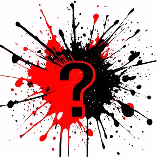 Question Mark Trash Polka Style