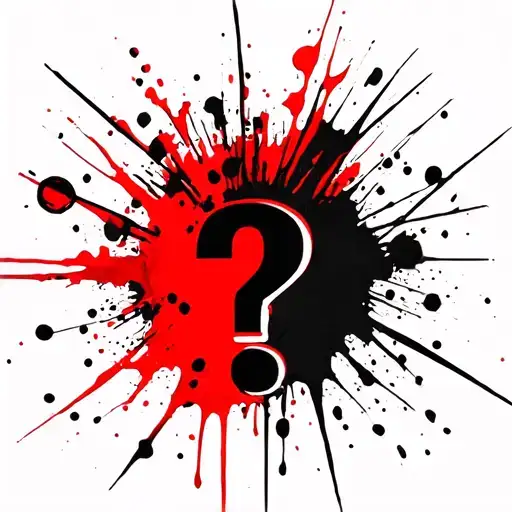 Question Mark Trash Polka Style
