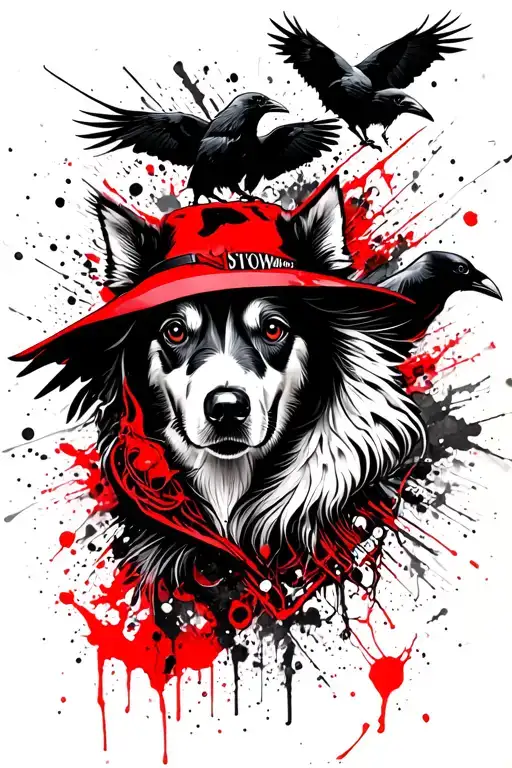 Hellsing Baskerville Dog And Ravens