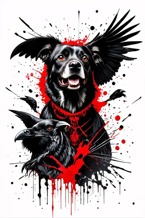 Hellsing Baskerville Dog And Ravens