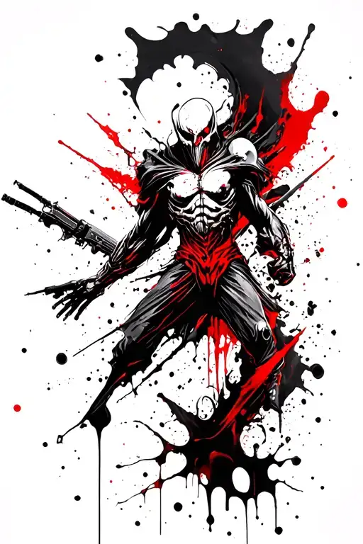 Absolutely Unique Tattoo Based On A Series Of Darksiders Games