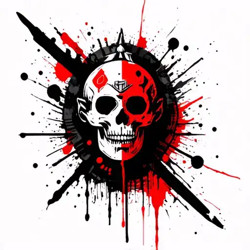 Egyptian God Of Death Tattoo Design