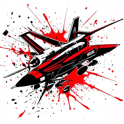 Fighter Jet Flying