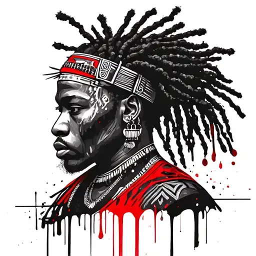Dread Loc African Warrior Calm