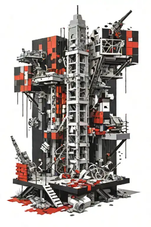 2 Sons Building A Lego Tower