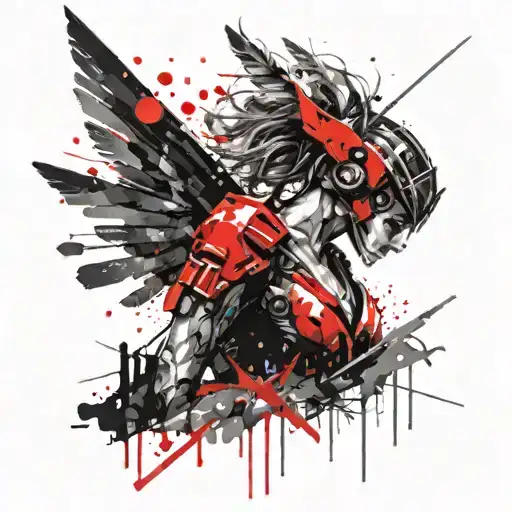 Valkyrie With Rave Scene