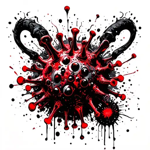 Corona Virus Monster