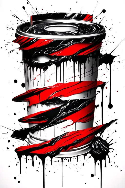 Kintsugi-like Black Marble Repairs In Stripes