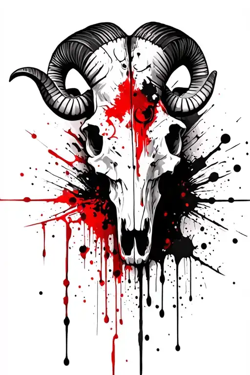 Ram Skull Metal Death