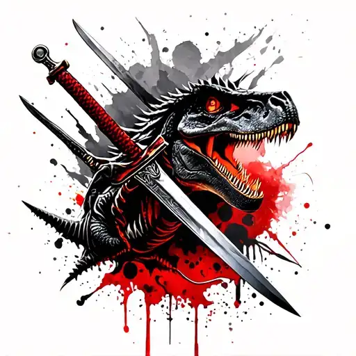 Raptor Dinosaur Swords