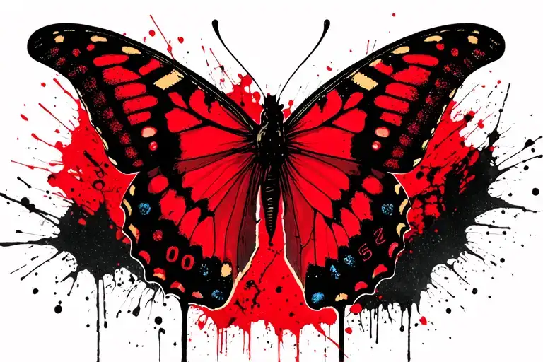 Butterfly And Number 36 Together