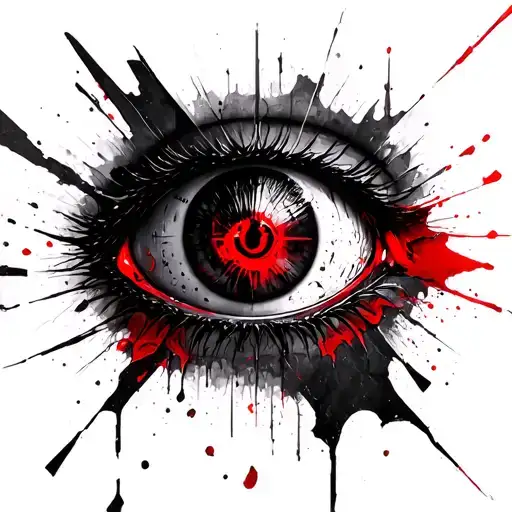Shards Of Narsil In Front Of Eye Of Sauron