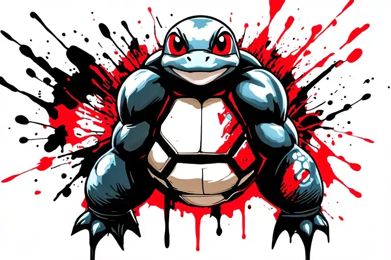 Muscular Squirtle