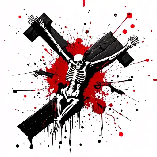 Crucified Skeleton