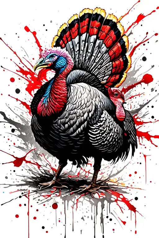 Turkeys And Bucks