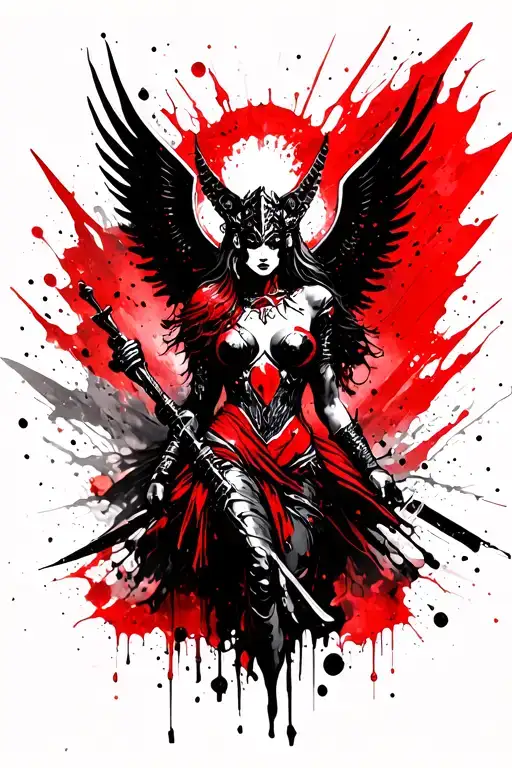 Valkyrie Guiding Souls