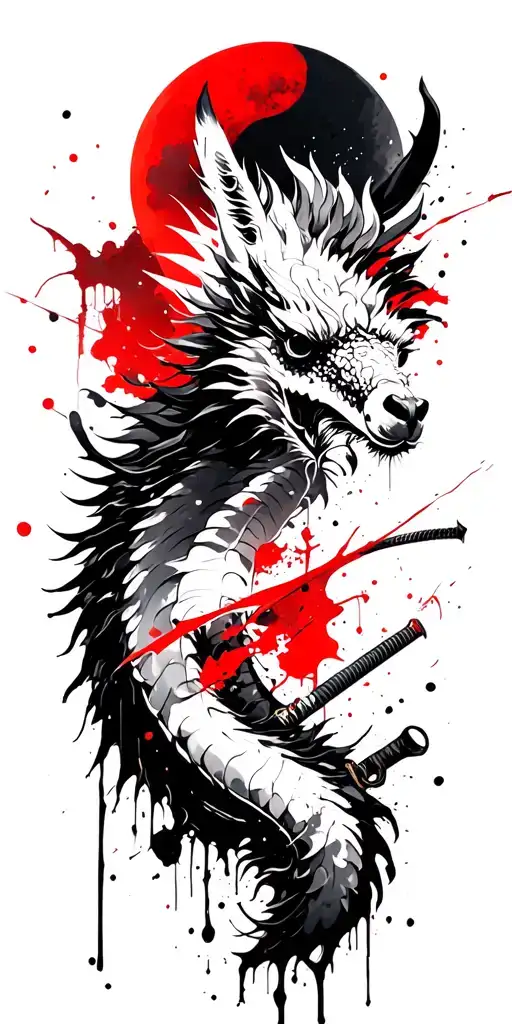 Hap Ki Do South Korea Yi Yan Katana Luna Full Dragon Llamas