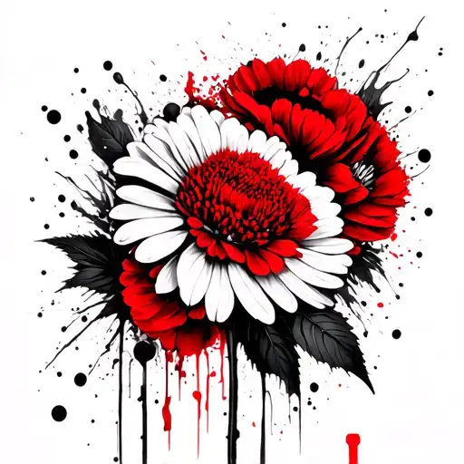 Jay Name And Carnation And Chrysanthemum Flowers