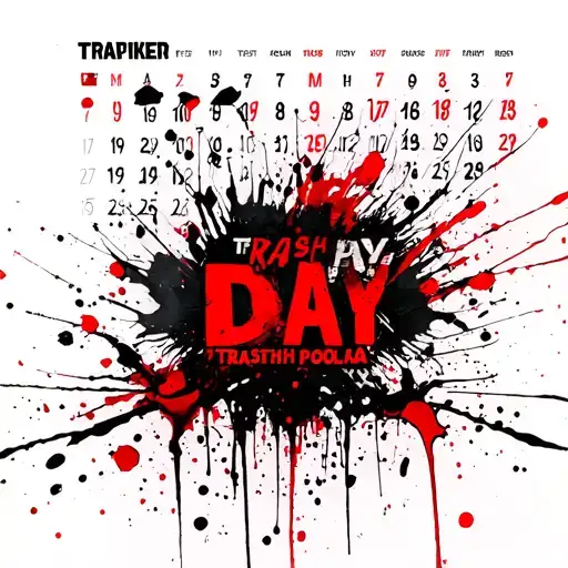 Monthly Calendar With Days Marked Off