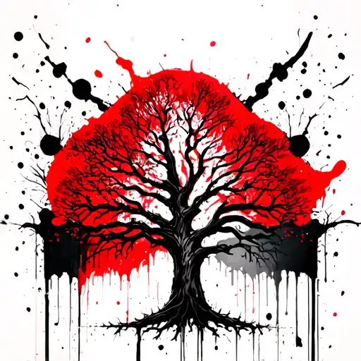 Poplar Tree With Harps