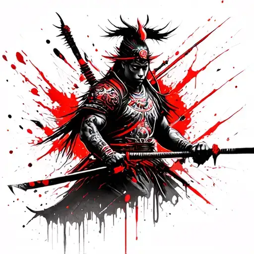 Asian Warrior Surrounded