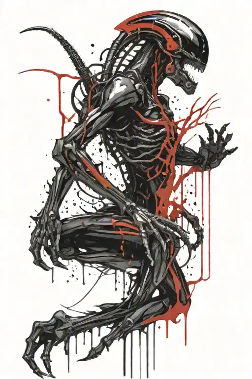 Xenomorph Dynamic Pose