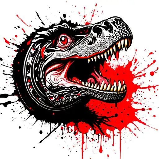 Trex Banging A Gong