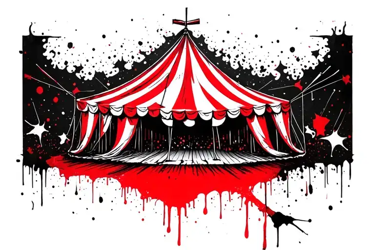 Dark Circus Tent