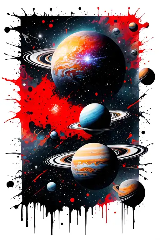 Galaxy Filled With Planets