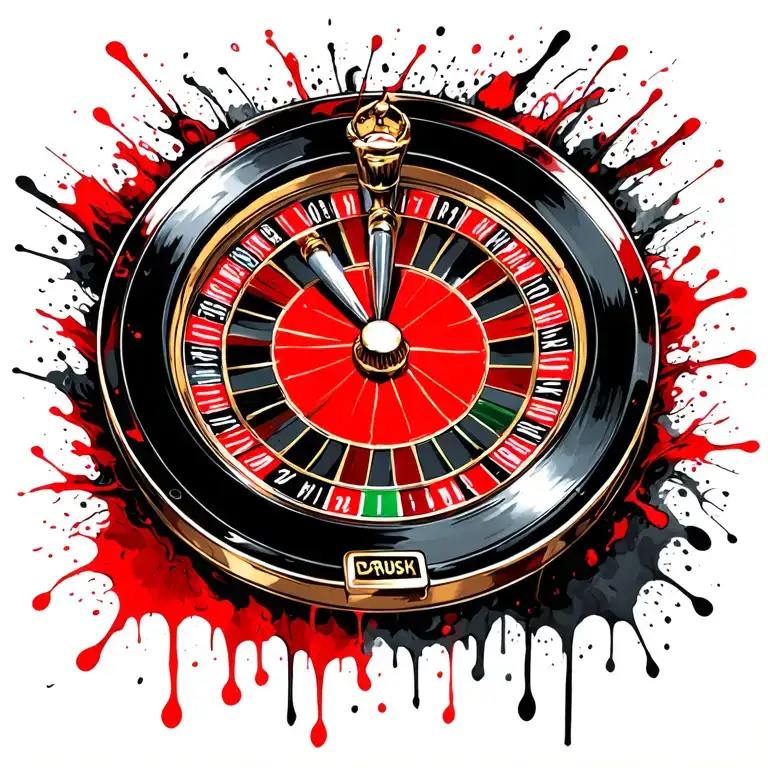 Roulette And Blackjack Hand Using A Jack