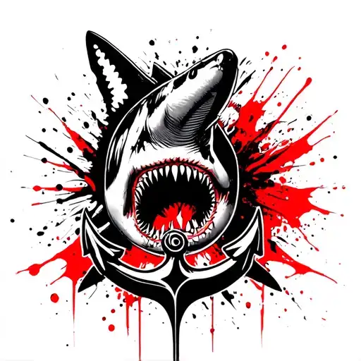 Shark And An Anchor
